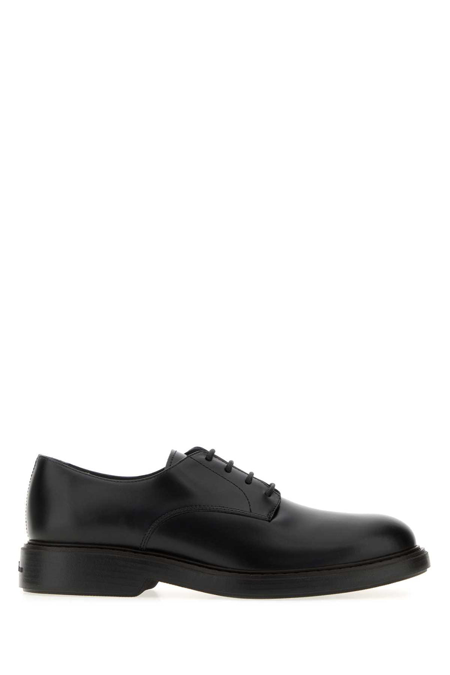 Hogan Derby Exterior: 100% Leather Interior: 100% Leather Sole: Rubber derby in black