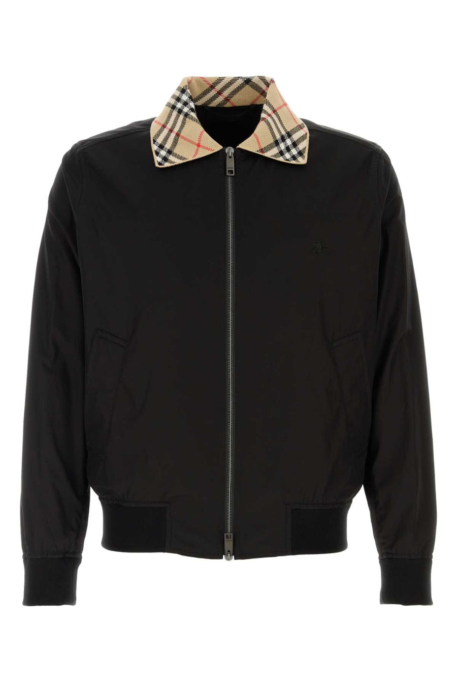 Black Cotton Jacket Exterior: Giacche E Gilet