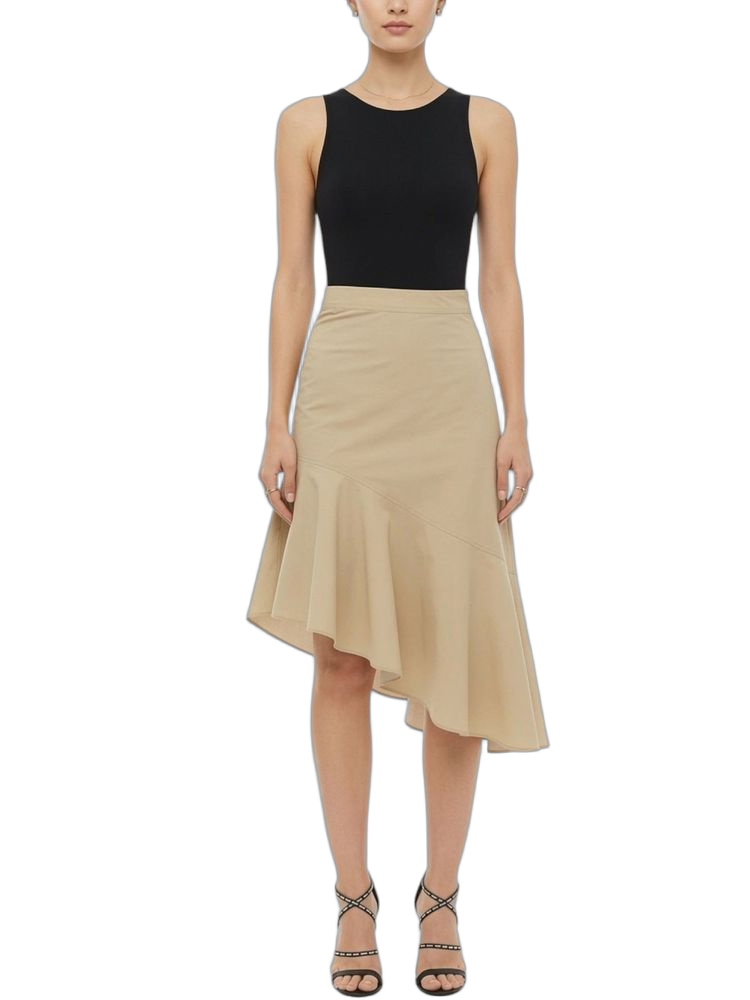 Pinko 95% Cotton skirt in beige