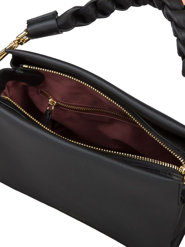Coccinelle 100% Bovine Leather shoulder bag in black