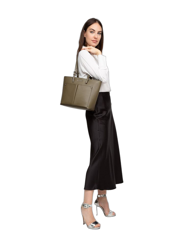 Michael Kors 100% Vegan Leather tote bag in olive