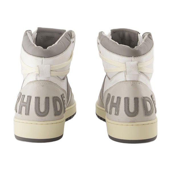 Rhude Leather sneaker in white