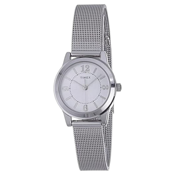 Timex Brass case watch in silver