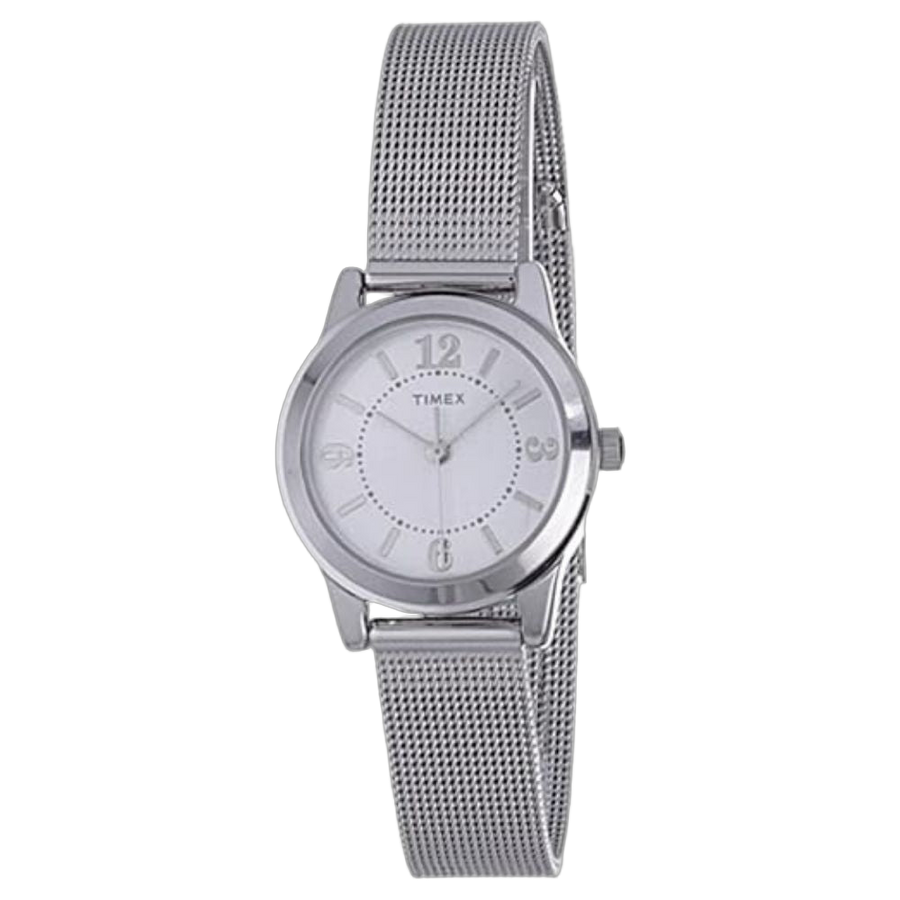 Timex Brass case watch in silver
