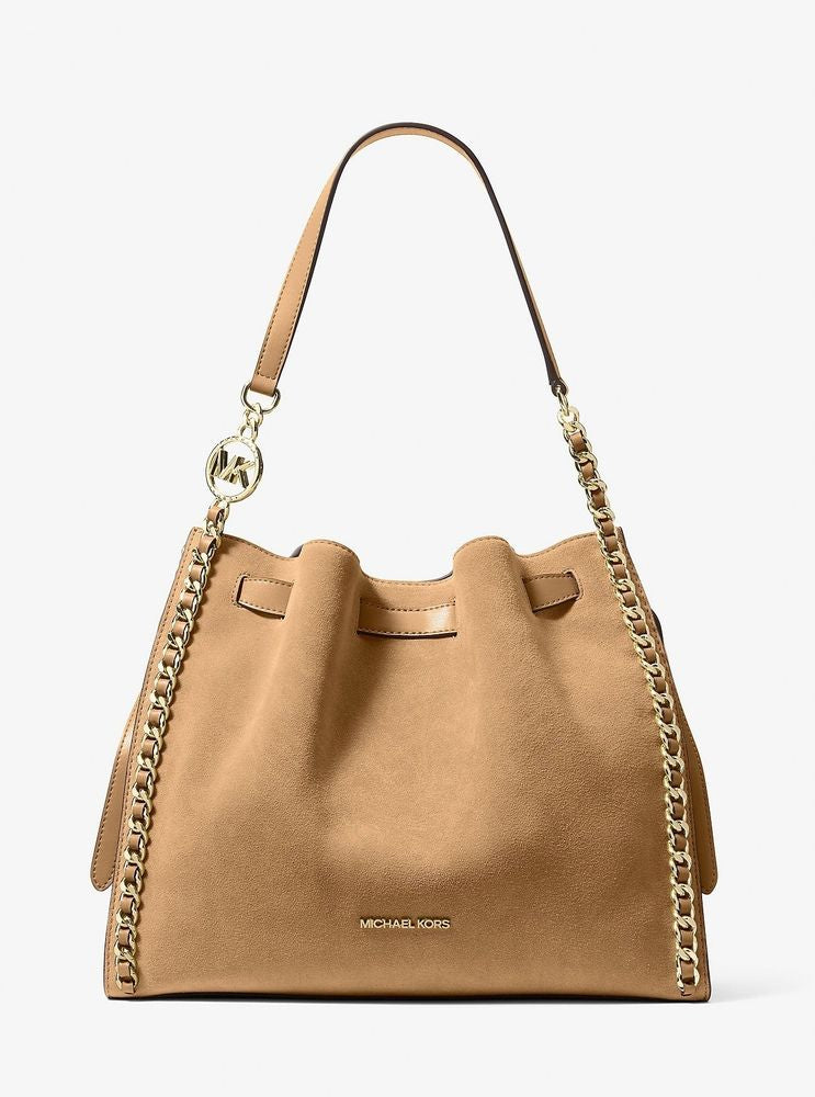 Michael Kors Shoulder Bag Camel Suede / Bucket-bags