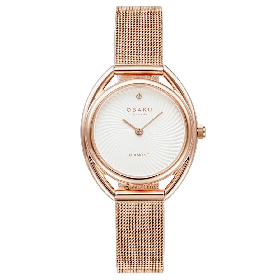 Obaku watch in white