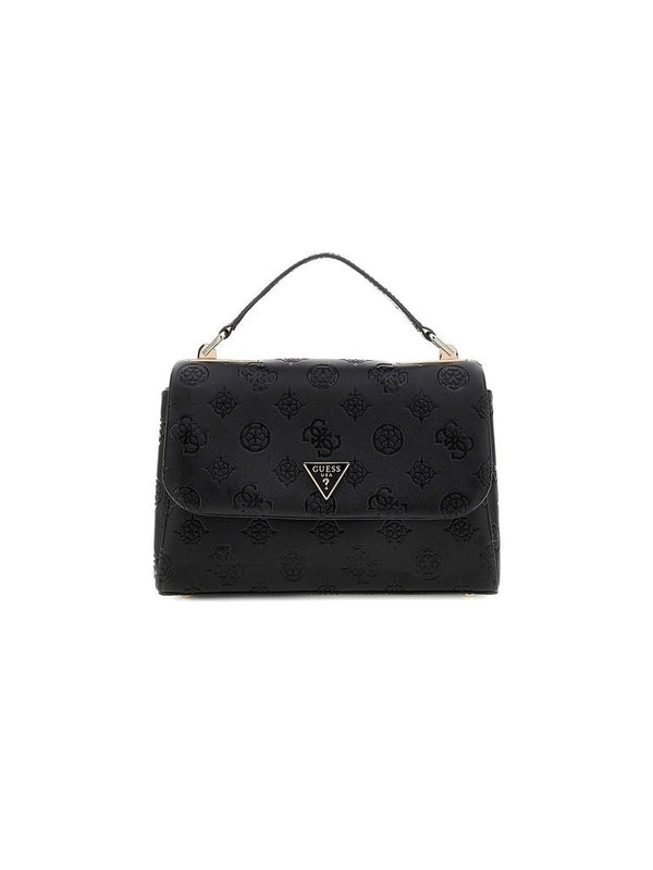 Guess 100% Polyurethane top handle bag in black