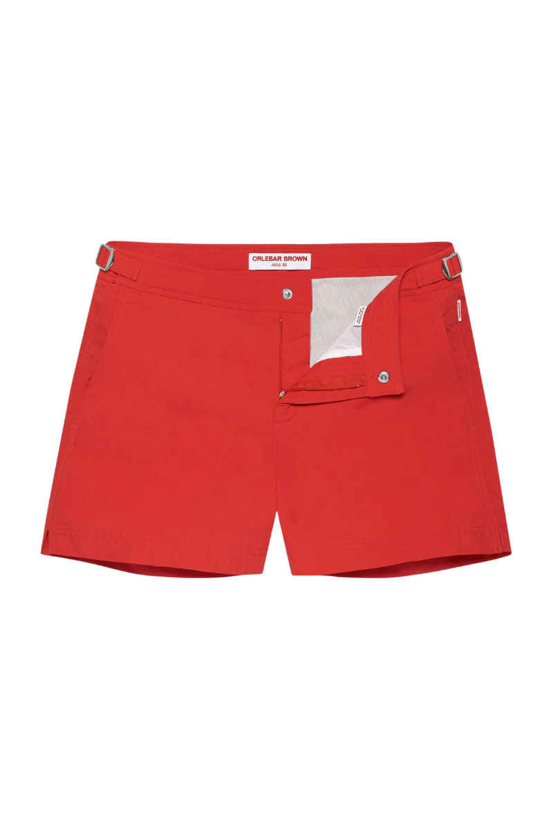 Orlebar Brown 100% Polyamide shorts in red