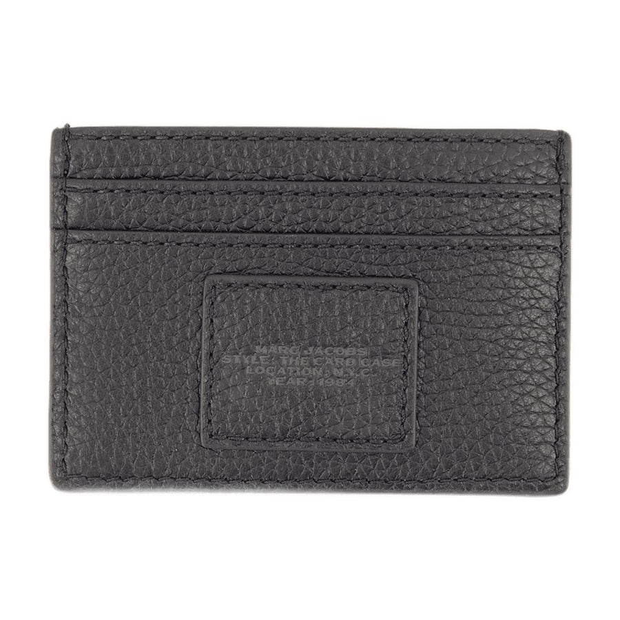 Marc Jacobs cowhide card case in black