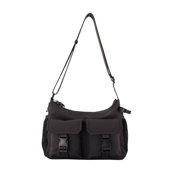A.P.C. Nylon crossbody bag in black