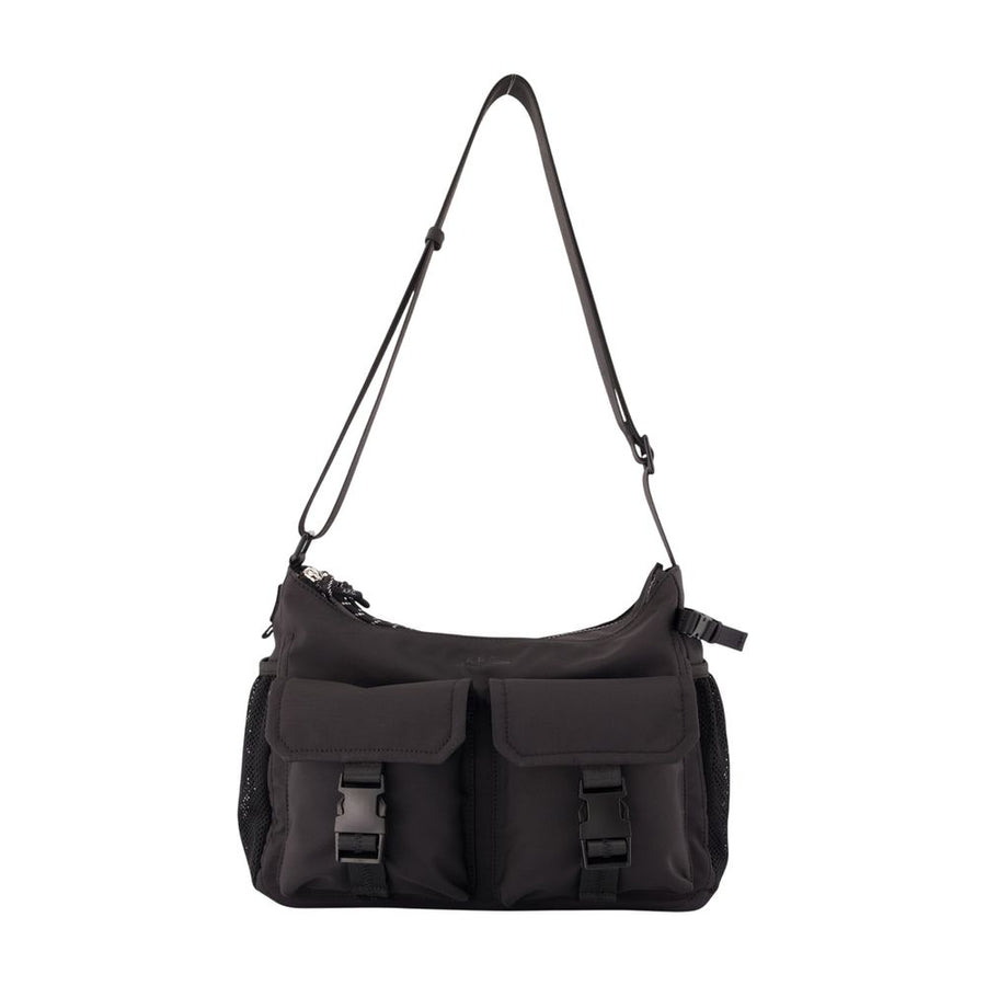 A.P.C. Nylon crossbody bag in black
