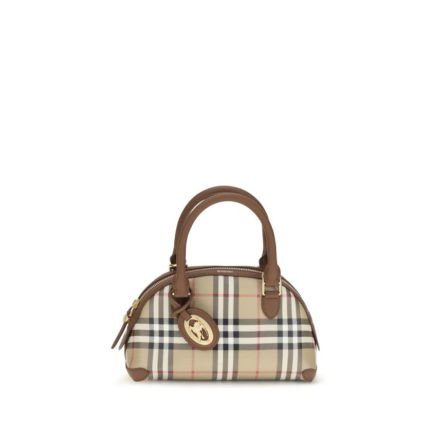 Burberry 100% Canvas top handle bag in beige