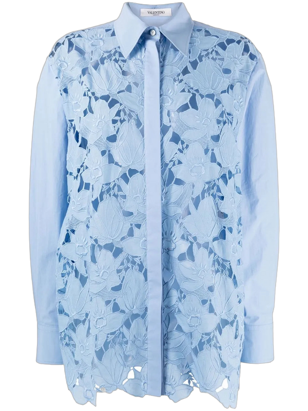 Valentino Cotton shirt in blue