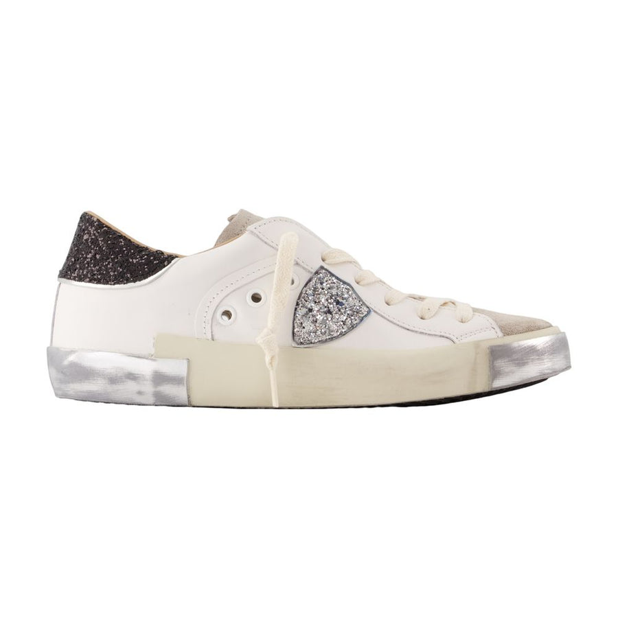 Prsx Low Woman Sneakers - Philippe Model Leather White Calfskin Shoes /