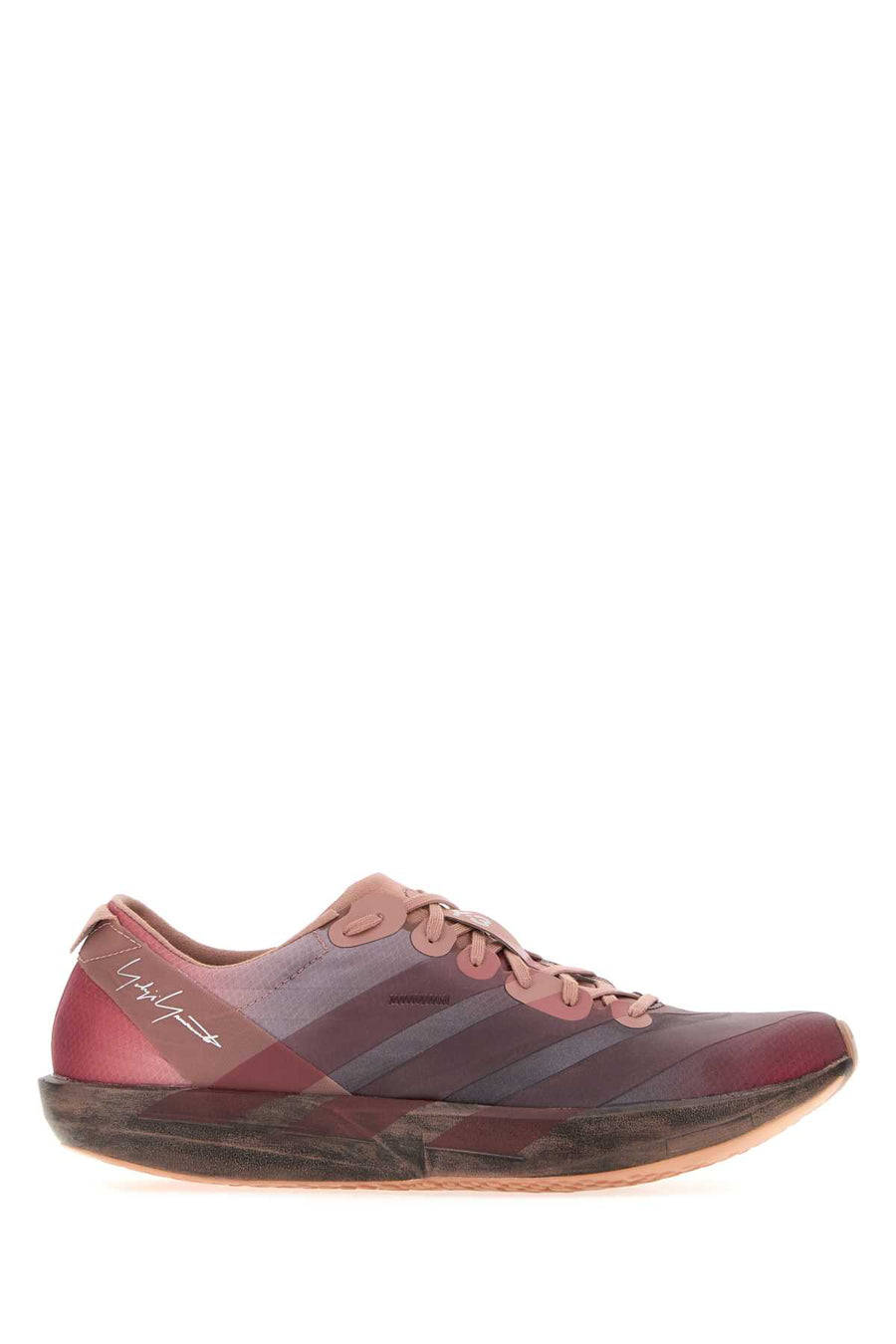 Y3 Yamamoto Adios Exterior: Fabric; Interior: Fabric; Sole: Rubber sneaker in pink
