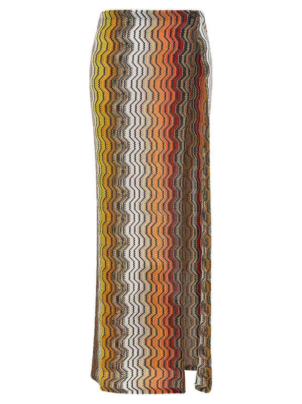 Missoni 82% viscose skirt in multicolor