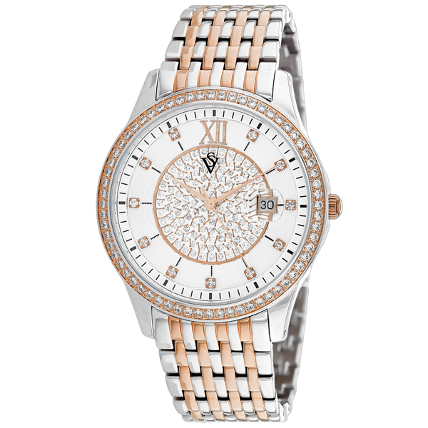 Christian Van Sant Stainless steel case watch in white