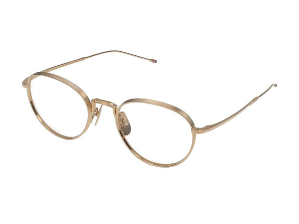 Thom Browne UEO119A-G0001-711-52 Acetate/Titanium eyeglasses in beige