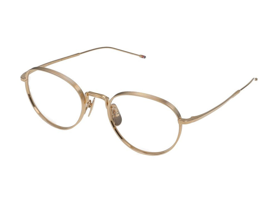 Thom Browne UEO119A-G0001-711-52 Acetate/Titanium eyeglasses in beige