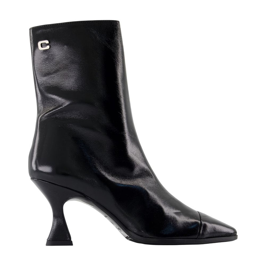 Carel calfskin ankle boot in black