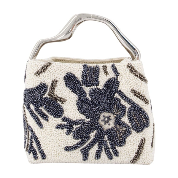 Cult Gaia Synthetic beads top handle bag in multicolor