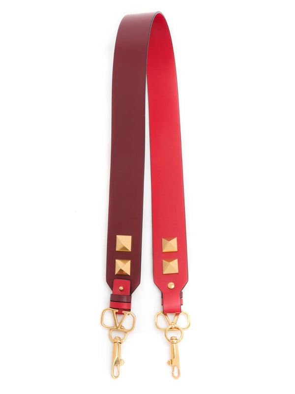 Valentino Calf leather belt strap in red
