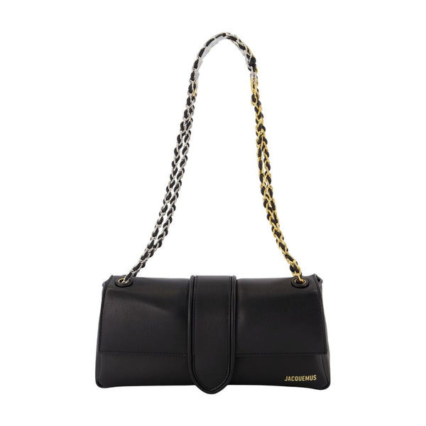 Le Bambino Chaine - Jacquemus Leather Black Lambskin Bags / Shoulder-hobo-bags