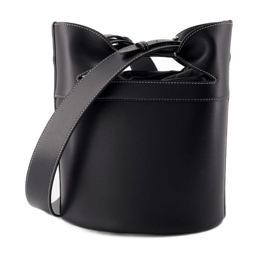 Alexander McQueen calfskin crossbody bag in black