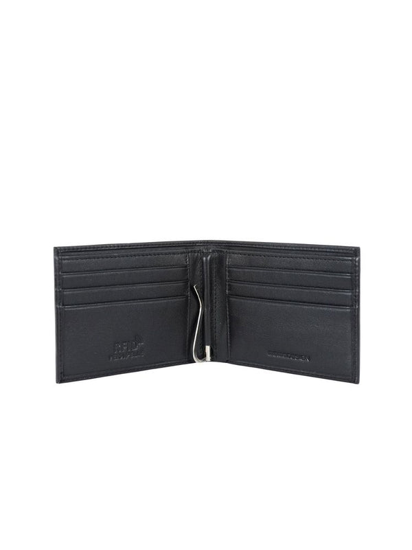 Momo Design 100% Leather wallet in black