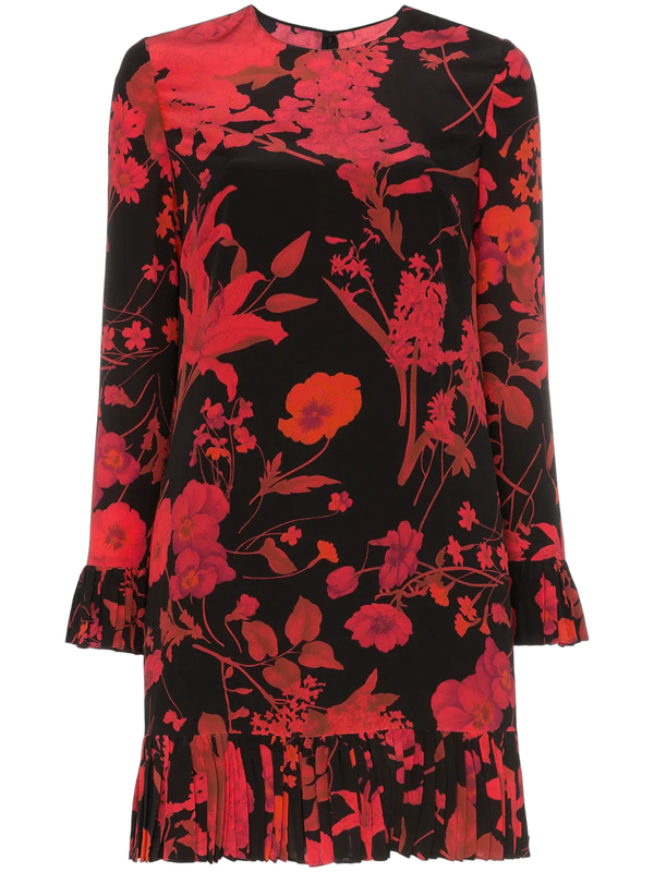 Valentino Silk minidress in black