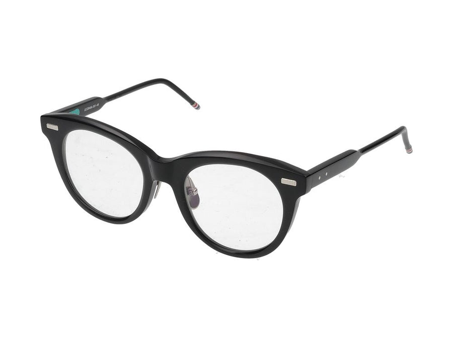 Thom Browne UEO946A-G0002-001-49 Acetate/Titanium eyeglasses in black