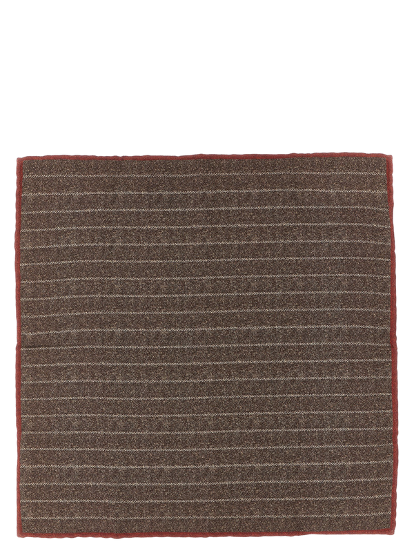 Brown Silk Scarf