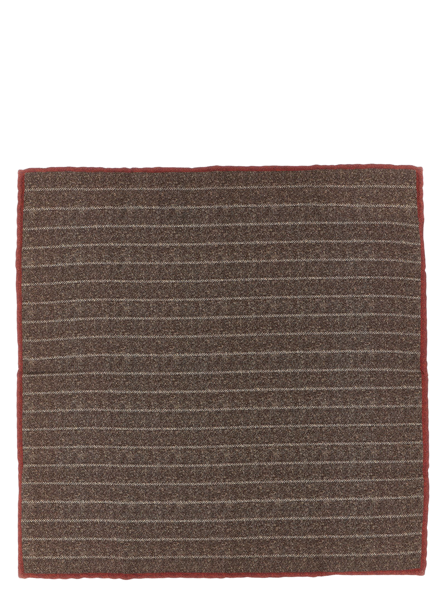 Brown Silk Scarf