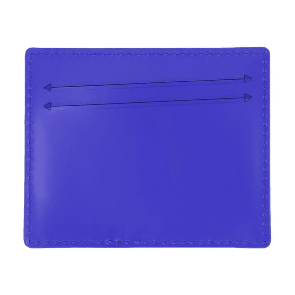 Ader Error Calfskin card case in blue