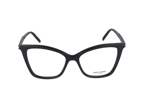 Eyeglasses Saint Laurent Sl 386 001 Black Transparent 53-16-145 Acetate
