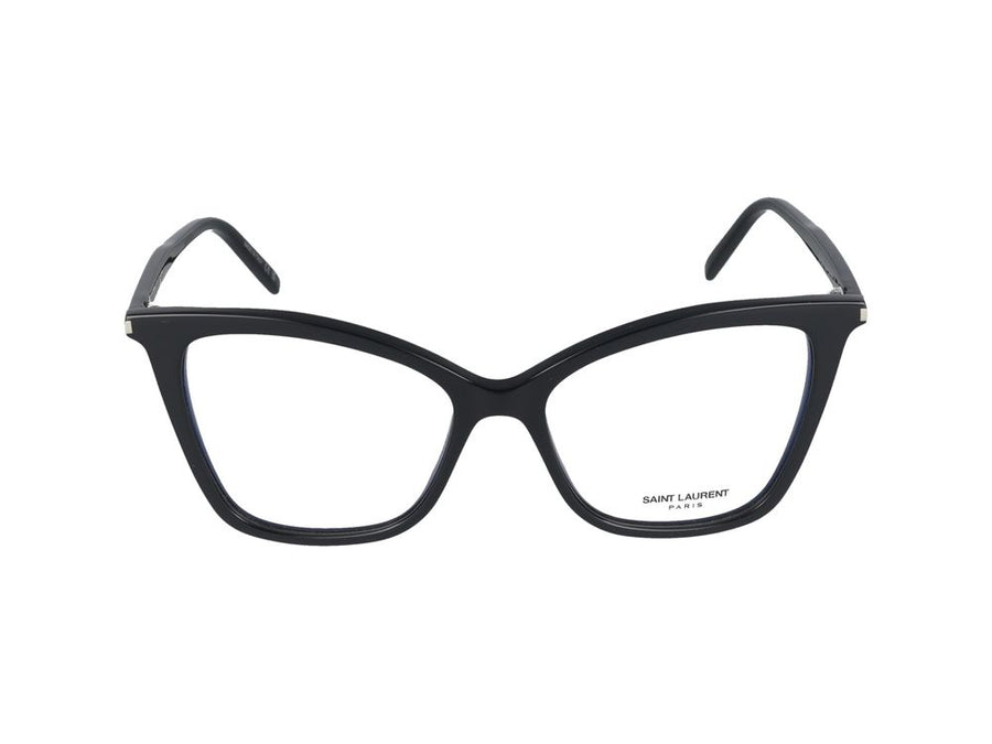 Eyeglasses Saint Laurent Sl 386 001 Black Transparent 53-16-145 Acetate