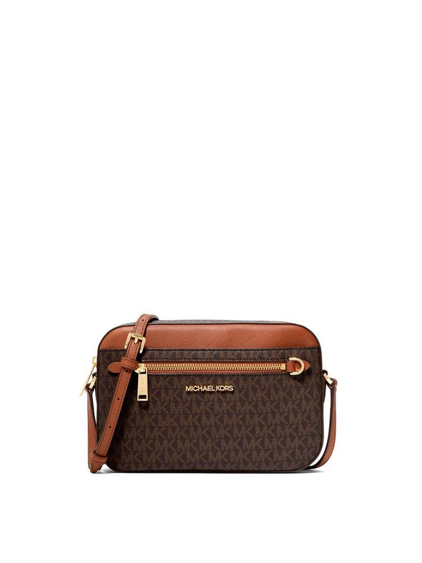 Michael Kors 89.4% Coated Canvas crossbody bag in brown