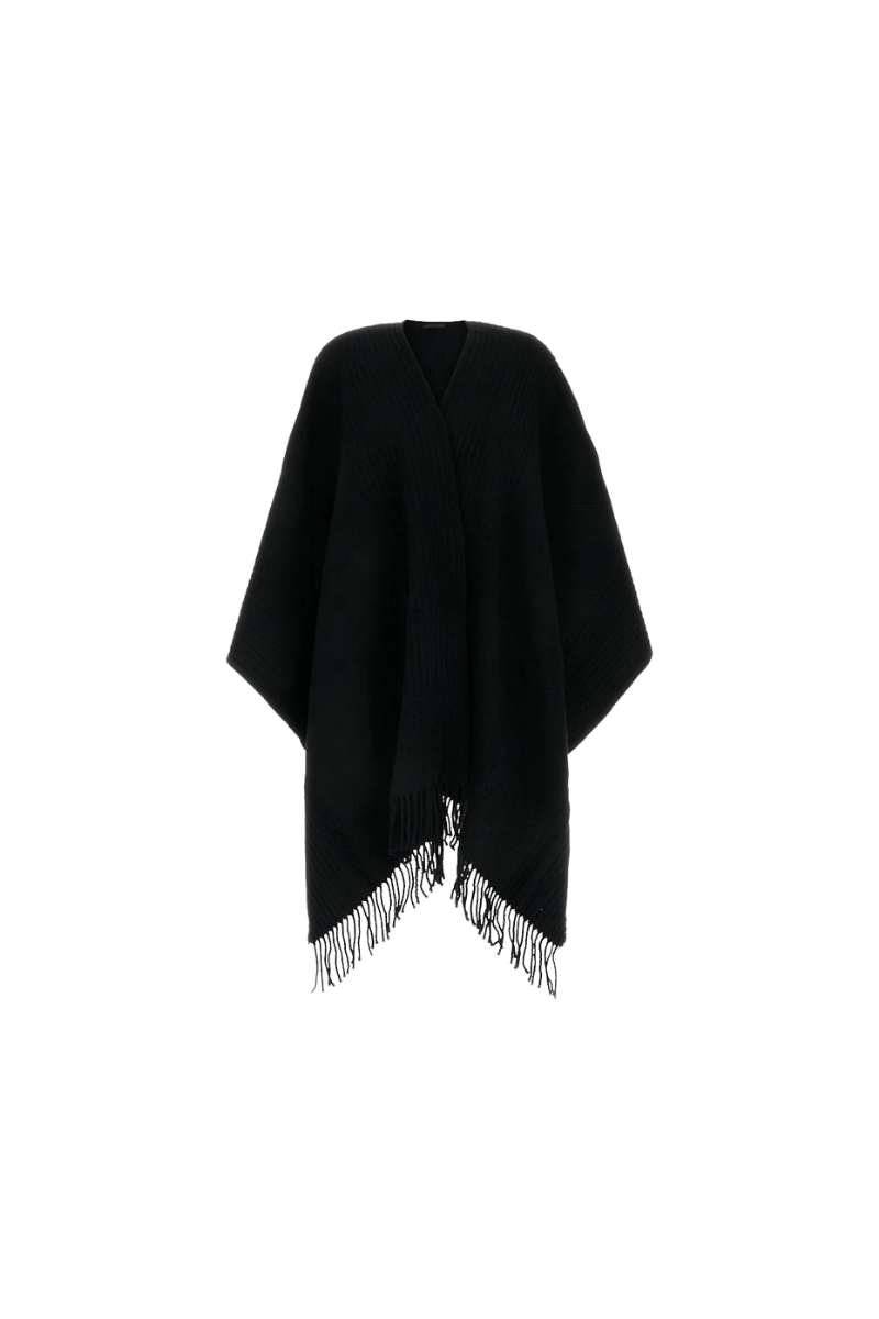 Valentino Garavani 100% Cashmere shawl in black