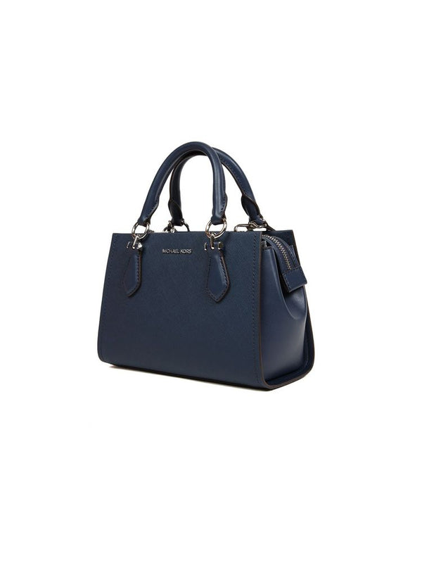 Michael Kors 100% Leather shoulder bag in navy