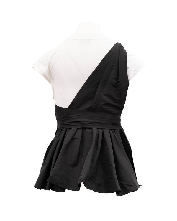Black Women Polyester Top
