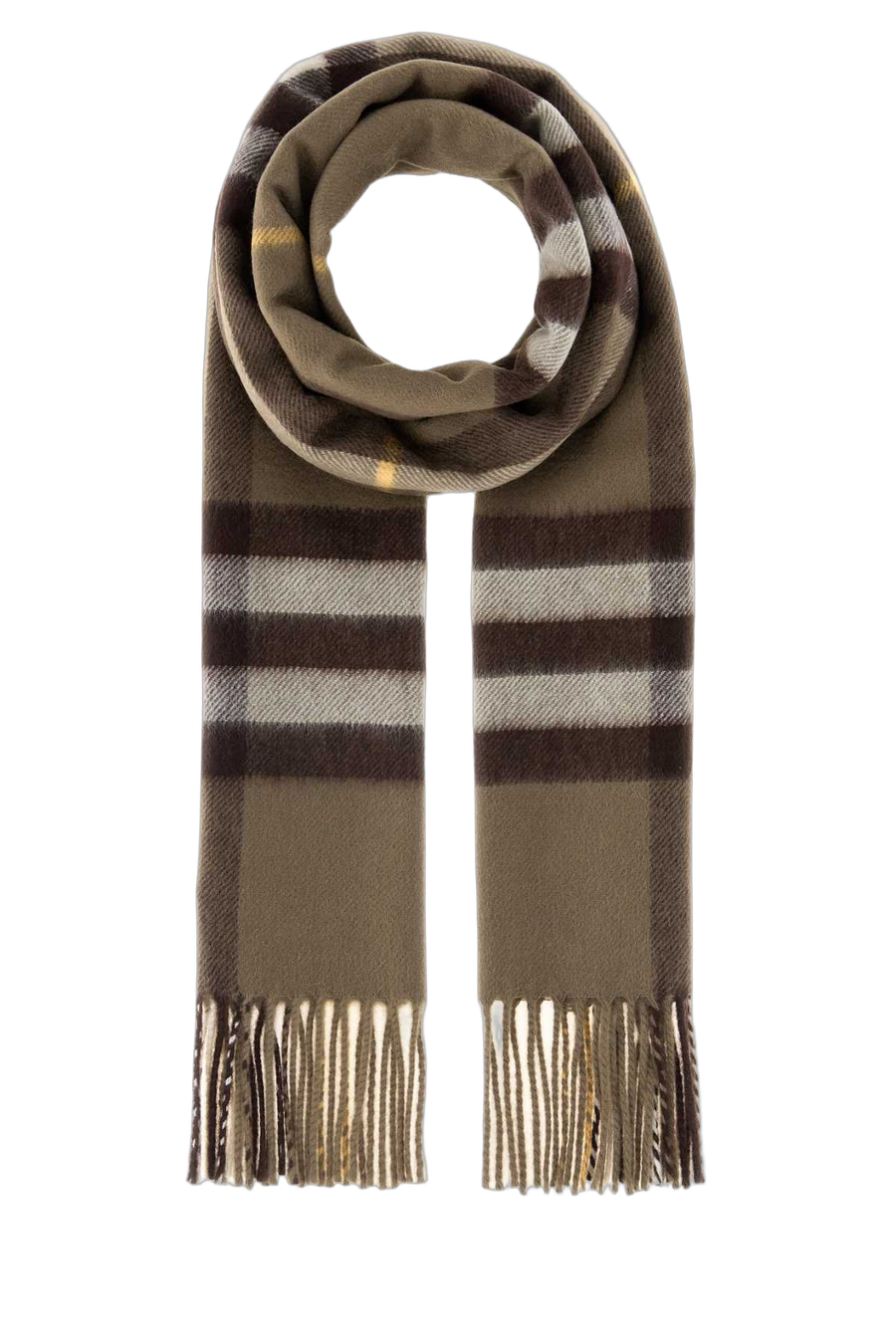 Burberry 100% Cashmere scarf in brown
