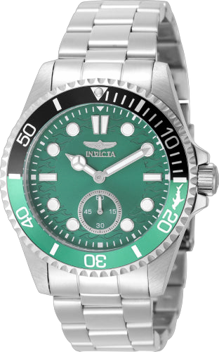 Invicta Stainless steel case watch in green