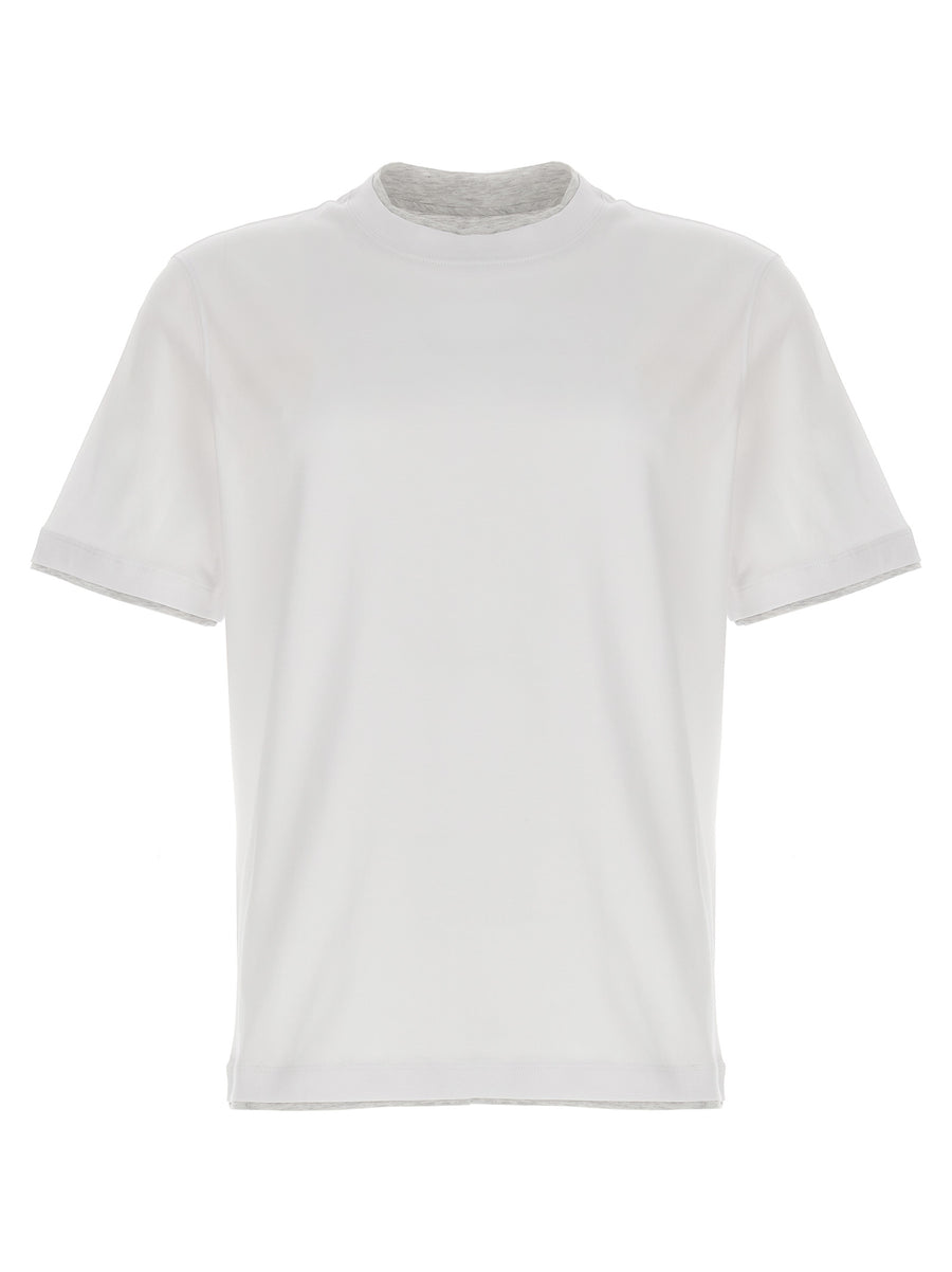 Brunello Cucinelli 100% Cotton t-shirt in white