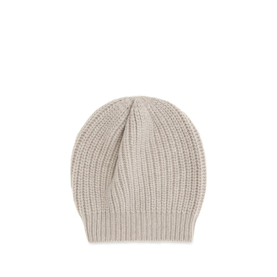 Beige Silk Beanie Accessory