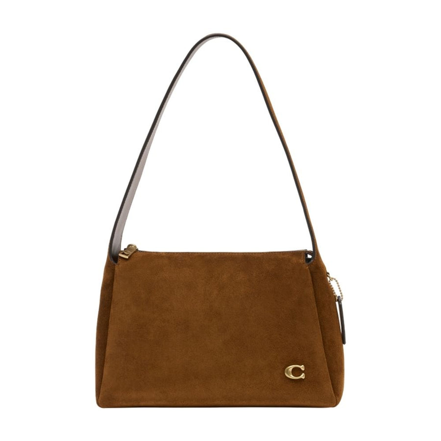 Coach Calfskin shoulder bag in brown