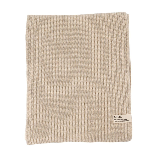 A.P.C. Wool scarf in beige