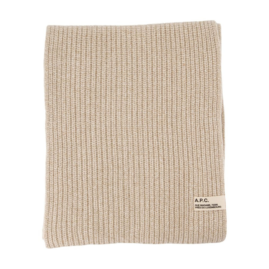 A.P.C. Wool scarf in beige