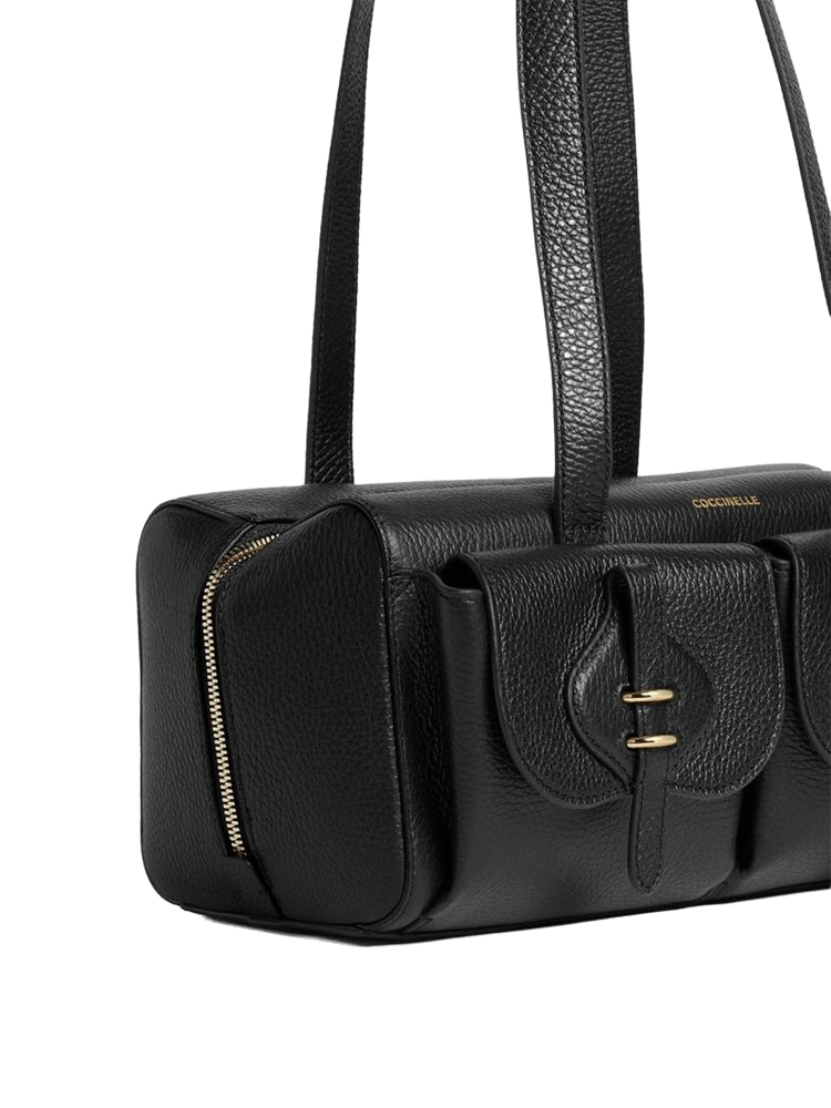 Coccinelle Shoulder Bag Black Bovine Leather / Shoulder-bags