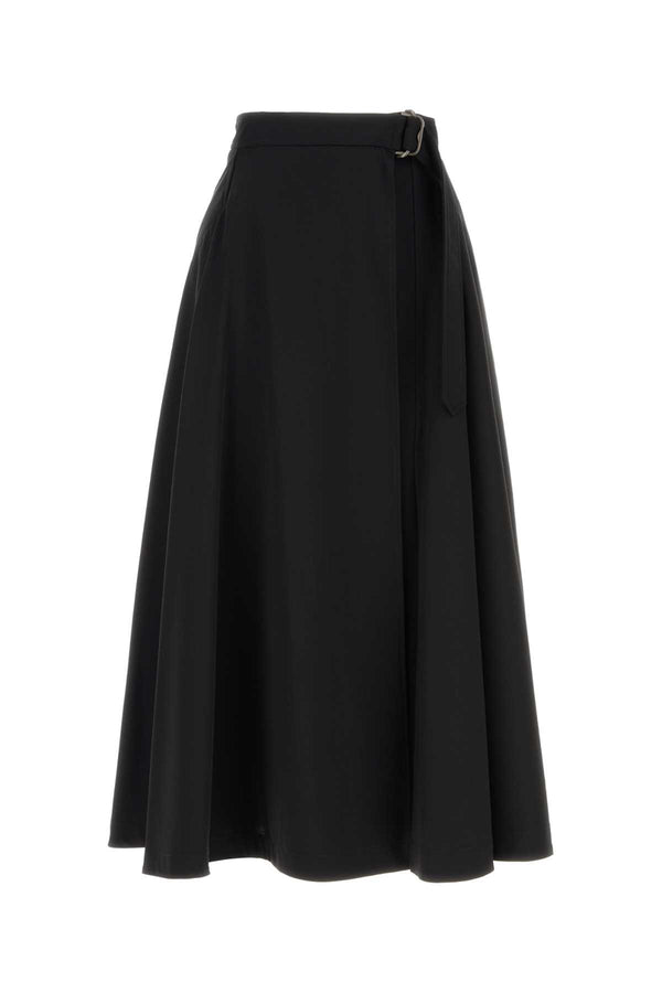 Burberry Exterior: 100% Wool skirt in black