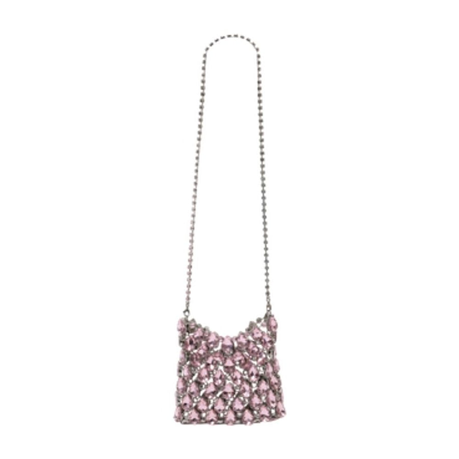 Self-Portrait Synthetic crossbody bag in pink